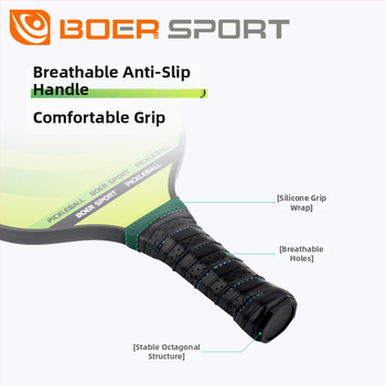 Badmintonikepp Bourke PK04, PVC raam, süsinikfiibri nöörid, algajatele