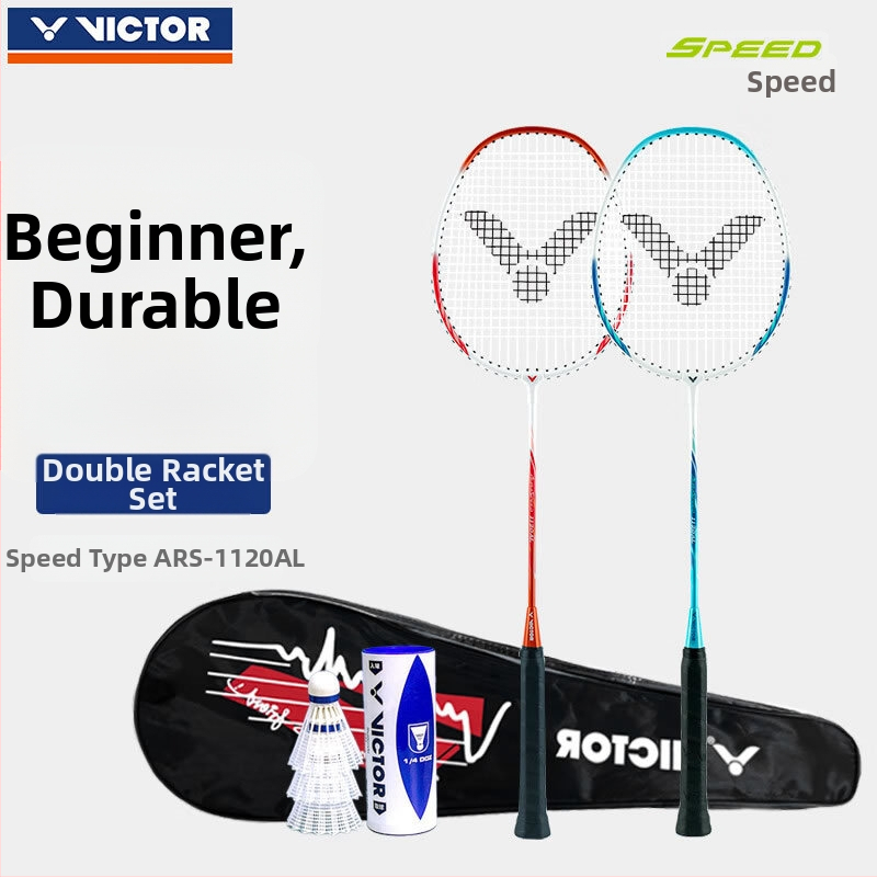 Bedmintonová raketa s rámom z hliníkovej zliatiny, hmotnosť 95–100 g, rukoväť G5, priamy úder, pre začínajúcich juniorov