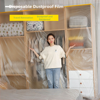 Rolovací prachotesný plastový maskovací film na nábytok a sedačky – PE polyetylén, prachuvzdorný a proti farbám, domáce použitie