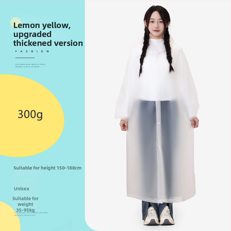 TPU pláštenka pre dospelých, dlhá, opakovane použiteľná, pre turistiku, hrúbka materiálu 0.18 mm