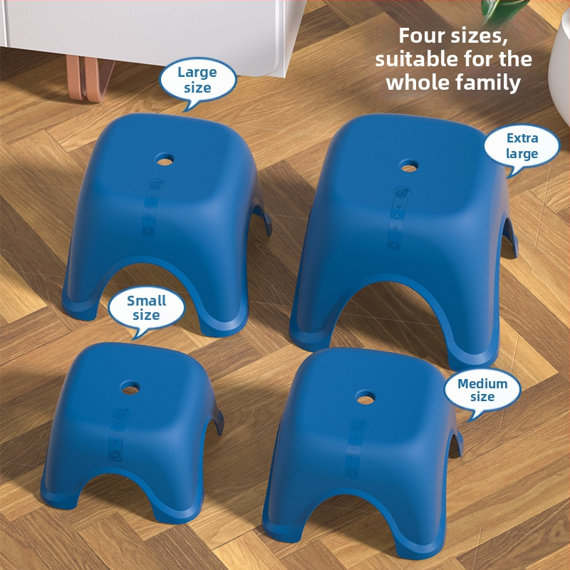 Minimalistlik plastmassist ruutu kujuline taburet, mitte kokkupandav; päritolu Jieyang; tootekood 5096; piiriülene eksport: Jah; import: Ei