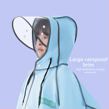 Detská EVA pláštenka do školy, kreslený štýl, úplné zakrytie tela, kompatibilné s batohom