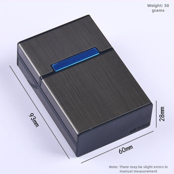 Cigaretová kazeta z plastu a hliníkovej zliatiny, odolná tlaku a vlhkosti, prenosná uzavretá úložná krabička