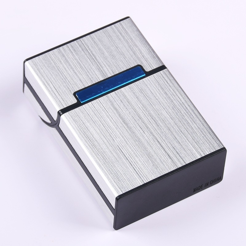 Cigaretová kazeta z plastu a hliníkovej zliatiny, odolná tlaku a vlhkosti, prenosná uzavretá úložná krabička