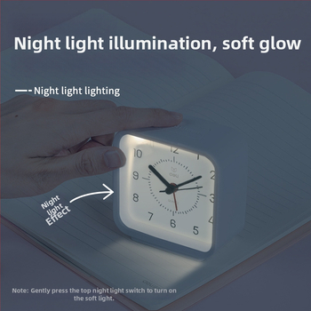 Deli 8851 budík s LCD displejom a analógovým ukazovateľom — 24-hodinový čas, napájaný batériou, Seagull pohon, 10 mm hrúbka