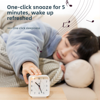 Deli 8851 budík s LCD displejom a analógovým ukazovateľom — 24-hodinový čas, napájaný batériou, Seagull pohon, 10 mm hrúbka