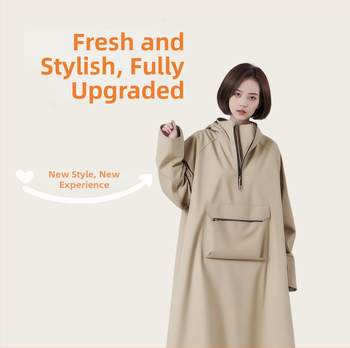 Celotelový dažďový ponč pre elektrický skúter, Oxford materiál, PVC povlak, hrubšia látka, pre dospelú osobu