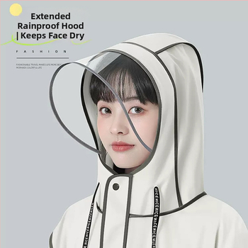 Dospelý pončó pre motorku/elektrický skút, EVA látka, plná ochrana, dlhý dizajn, unisex