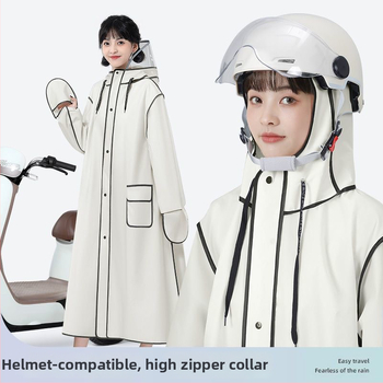 Dospelý pončó pre motorku/elektrický skút, EVA látka, plná ochrana, dlhý dizajn, unisex