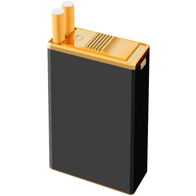 Kovová kazeta na cigarety so posúvacím viečkom – Balík 100, Tlač loga, Prispôsobiteľné