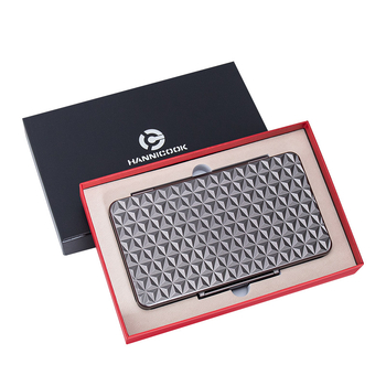 Humidor na cigary z leteckého hliníka, sada 5 dielov, ultra tenký 3 cm, vodeodolný, prenosný