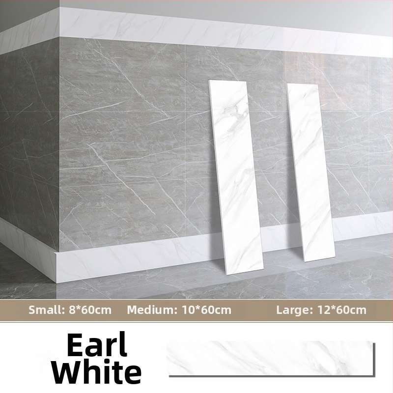 Samolepiaca nálepka na stenu – samolepiaca líšta pod stenu, PET materiál, moderný minimalistický štýl, vhodné do obývačky, spálne, pracovne, kuchyne a kúpeľne.