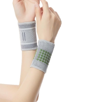Chránič zápästia - Unisex, Lycra, pre badminton, stolný tenis a tenis, ochrana zápästia (Materiál: Lycra; Spoločenské športy: Badminton, Stolný tenis, Tenis; Ochranná oblasť: zápästie)