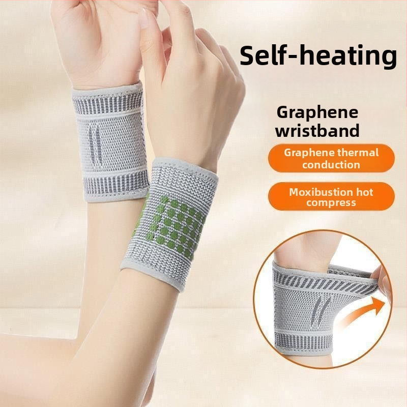 Chránič zápästia - Unisex, Lycra, pre badminton, stolný tenis a tenis, ochrana zápästia (Materiál: Lycra; Spoločenské športy: Badminton, Stolný tenis, Tenis; Ochranná oblasť: zápästie)