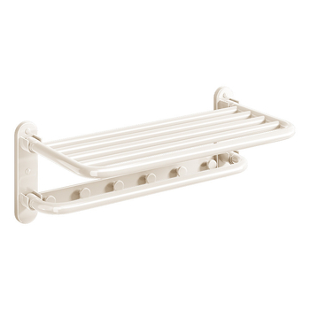 Stojan na uteráky do kúpeľne, hliník, povrchová úprava striekaným plastom, moderný minimalizmus; dostupné zostavy od 2-6 dielov