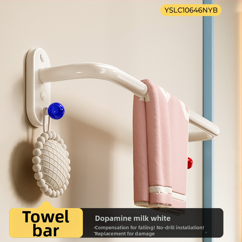 Stojan na uteráky do kúpeľne, hliník, povrchová úprava striekaným plastom, moderný minimalizmus; dostupné zostavy od 2-6 dielov