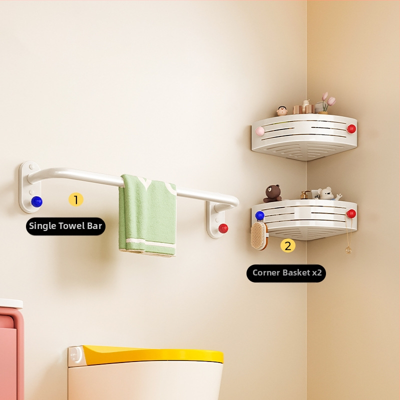 Stojan na uteráky do kúpeľne, hliník, povrchová úprava striekaným plastom, moderný minimalizmus; dostupné zostavy od 2-6 dielov