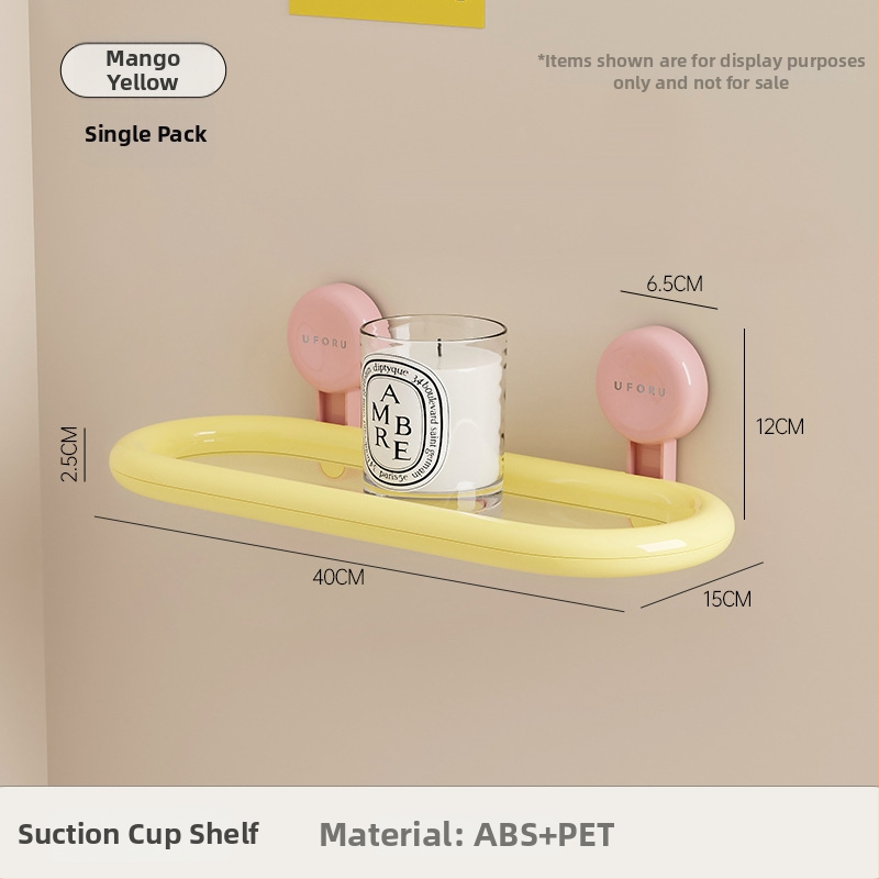 Plastový nástenný kúpeľňový regál, 2 poschodia, nosnosť do 5 kg