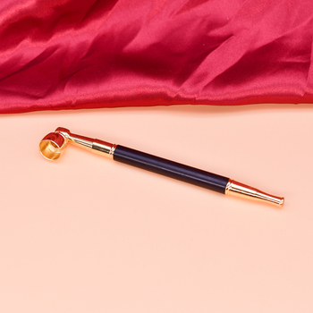 Pipa z ružového dreva so tromi funkciami, mosadzová miska, filter a prenosná taštička na suchý tabak