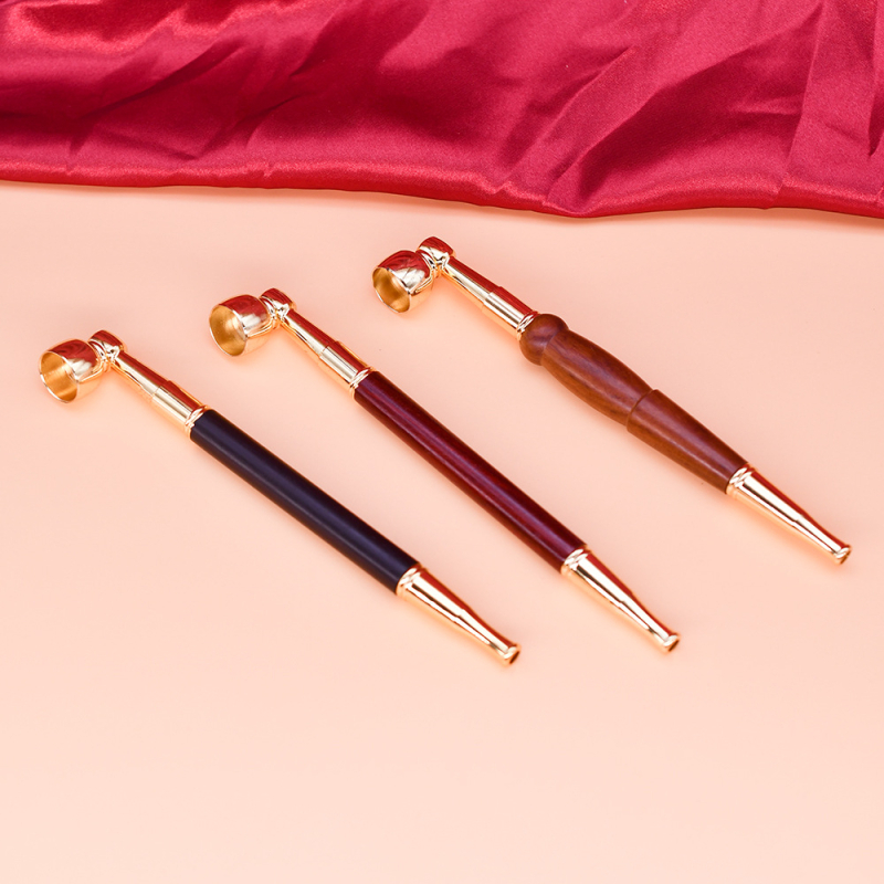 Pipa z ružového dreva so tromi funkciami, mosadzová miska, filter a prenosná taštička na suchý tabak