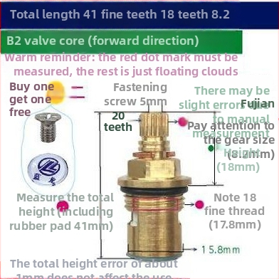 Blue Dragon jadro ventilu kuchynského kohútika so zámkom na horúcu a studenú vodu a kľúčovou rúčkou, model 432665423113233, materiál 1