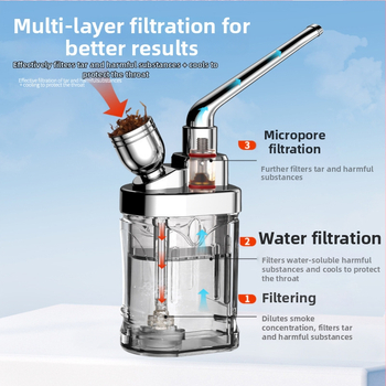 Cigaretový ústny filter s tromi režimami — hrubý, stredný, tenký, z plastu