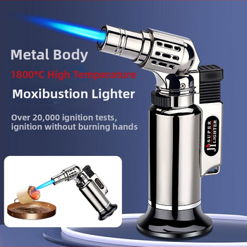 Kovový zapalovač na bután s dlhým ramenom – vetru odolný, viacúčelový pre kadidlo, cigarety a moxibustiu (Model LF550)