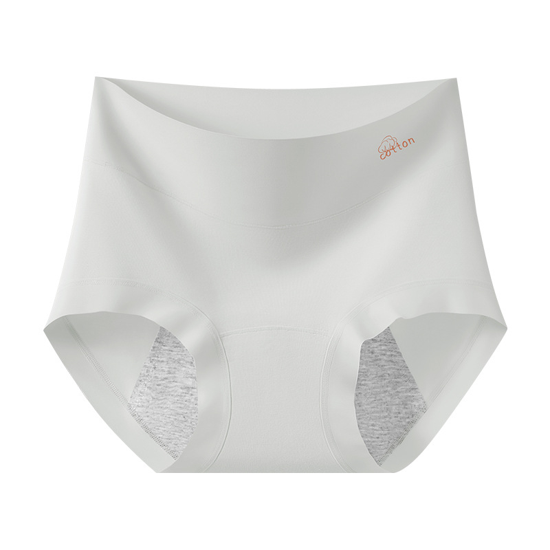 Dámske nohavičky na obdobie z 100% bavlny, vysoký pás, priedušné, jednofarebný model