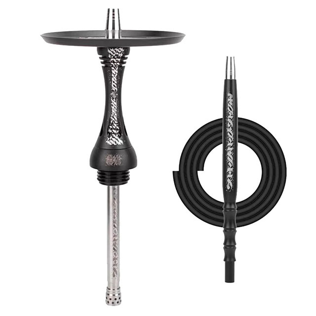 Nerezová oceľ Hookah set s jednou trubkou, 10-balenie darčekovej krabičky, možnosť tlače loga, ľahký luxusný štýl