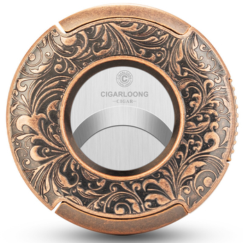 Cigarloong zastrihávač na cigare – nerezová oceľ, prenosný, veľký priemer, dizajn plochého otvoru