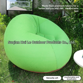 Nafukovacia sedačka v tvare gule (PVC; 1 osoba; 1,1 kg čistá hmotnosť; nafúknutie vzduchovou pumpou; kód produktu Qx-sf)