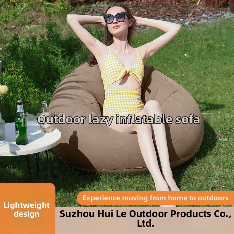 Nafukovacia sedačka v tvare gule (PVC; 1 osoba; 1,1 kg čistá hmotnosť; nafúknutie vzduchovou pumpou; kód produktu Qx-sf)