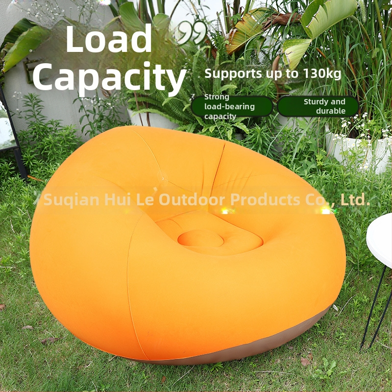 Pūšams bumbas formas dīvāns (PVC; 1 cilvēks; 1,1 kg tīrais svars; piepumpēt ar gaisa pumpu; produkta kods Qx-sf)