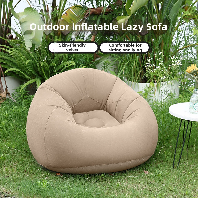 Nafukovacia sedačka v tvare gule (PVC; 1 osoba; 1,1 kg čistá hmotnosť; nafúknutie vzduchovou pumpou; kód produktu Qx-sf)