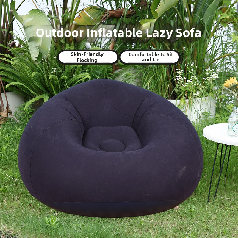 Nafukovacia sedačka v tvare gule (PVC; 1 osoba; 1,1 kg čistá hmotnosť; nafúknutie vzduchovou pumpou; kód produktu Qx-sf)