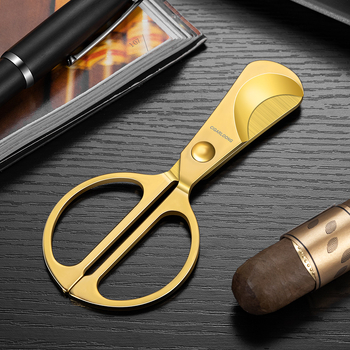 Nožnice na cigare Cigarloong, nehrdzavejúca oceľ, lesklý brúsený povrch, model CE-25D1