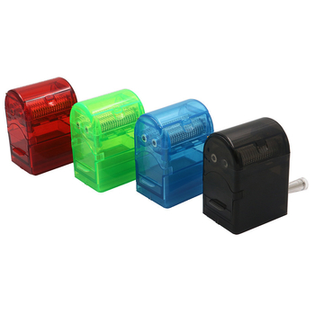 Domáce dvojfunkčné zariadenie na rezanie listov a mletie tabaku, plastové, ručné ovládanie