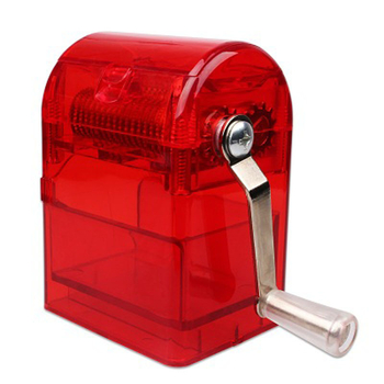 Domáce dvojfunkčné zariadenie na rezanie listov a mletie tabaku, plastové, ručné ovládanie