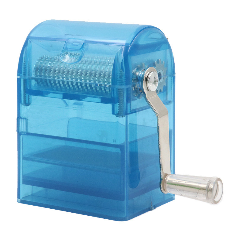 Domáce dvojfunkčné zariadenie na rezanie listov a mletie tabaku, plastové, ručné ovládanie