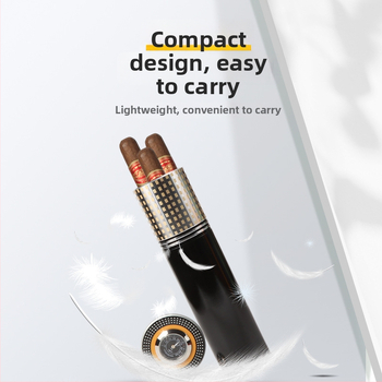 Prenosný tubus na cigáru z hliníkovej zliatiny, jednoduchý dizajn, jemný luxus, bez možnosti personalizácie