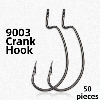Háčik na ryby 9003 — posilnený háčik na nástrahy, oceľ s vysokým obsahom uhlíka, ostrý hrot