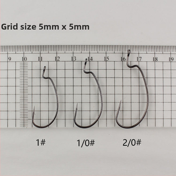 Háčik na ryby 9003 — posilnený háčik na nástrahy, oceľ s vysokým obsahom uhlíka, ostrý hrot