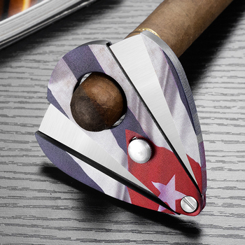 Zastrihávač cigár — čepeľ z nehrdzavejúcej ocele, CE-25D5, Cigarloong, jednoduchý štýl