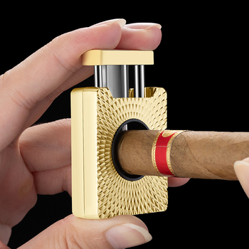 Strihac na cigary – CIGARLOONG, nerezová oceľ, V tvare, Prenosný, CE-25FZ1