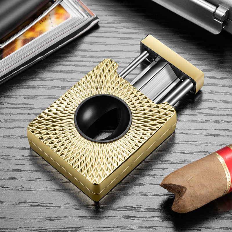 Strihac na cigary – CIGARLOONG, nerezová oceľ, V tvare, Prenosný, CE-25FZ1