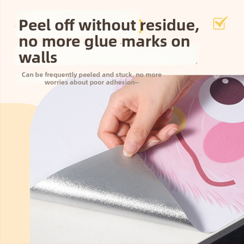 Samolepiace vodotesné PVC obklady na stenu do obývačky s detskou kreslenou dekoráciou, moderný minimalistický štýl