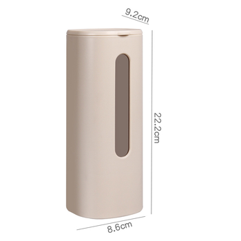 Safabaid ABS Nástenný Držiak Pohárov s Vekom Pre Jednorazové Poháre, Vakuové Upevnenie, 1 Vrstva, Kuchynské Uloženie