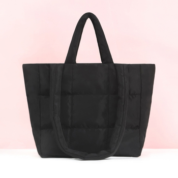 Taška Tote na rameno, polyester, horizontálny štvorcový tvar, zapínanie na zips, vnútorná kapsa na zips, dvojité ramenné popruhy