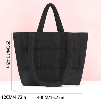 Taška Tote na rameno, polyester, horizontálny štvorcový tvar, zapínanie na zips, vnútorná kapsa na zips, dvojité ramenné popruhy