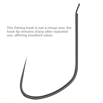 Karpové háčiky bez ostňov, vo veľkom množstve, zliatina oceľou z uhlíka, čísla 3–11, na rybárčenie v rieke, jazere, priehrade a potoku